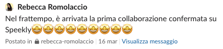 Messaggio creator