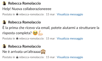 Messaggio creator