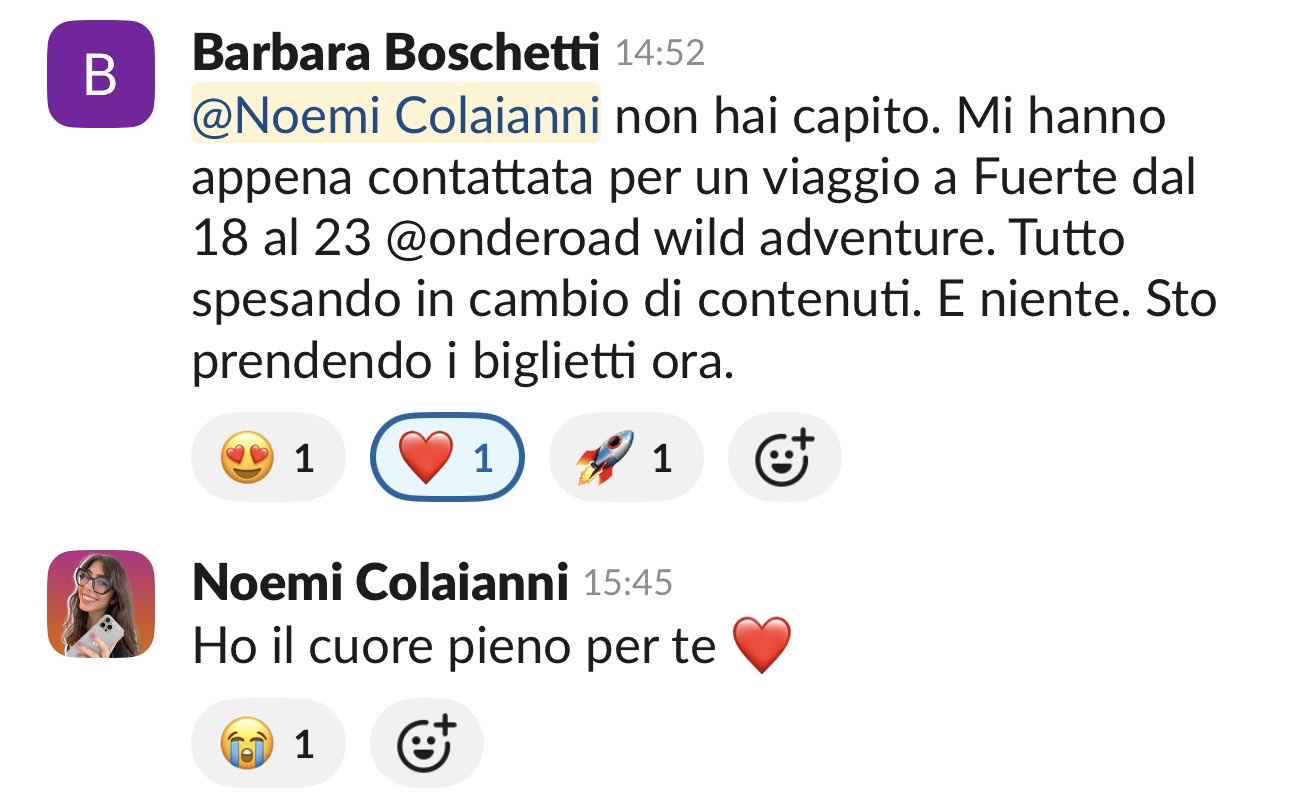 Messaggio creator